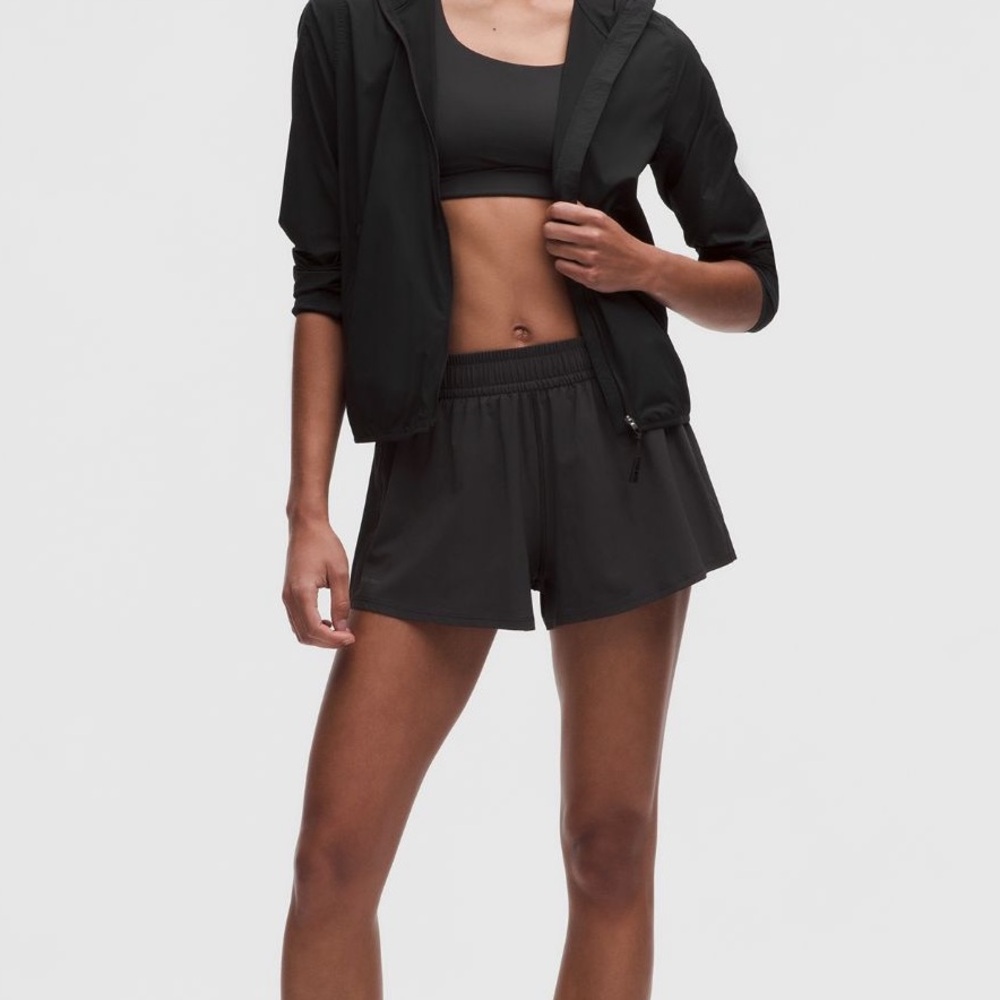 Lululemon Pace Crush High-Rise Short 2.5" Women's Athletic Shorts black small